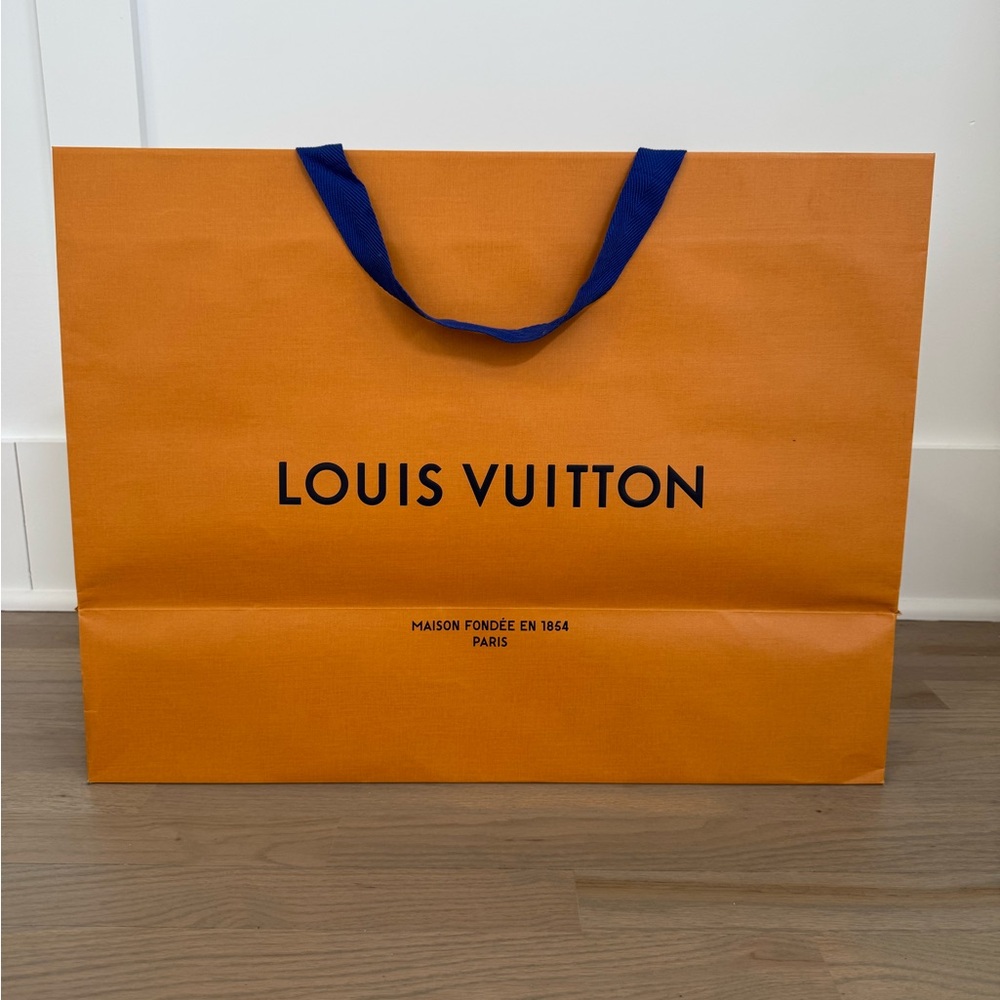 Louis Vuitton Orange Shopping Bag